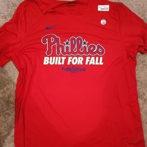 Nike Red Phillies Division Champs Shirt